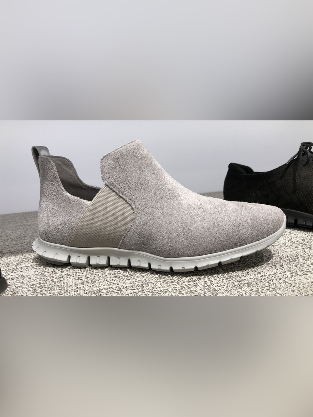 Cole Haan ZERØGRAND Slip-On Ankle Boots W12322 Ironstone Suede Size 6 – NiB